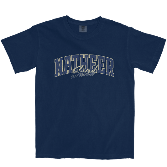 NATHEER SUIED RETRO NAVY TEE