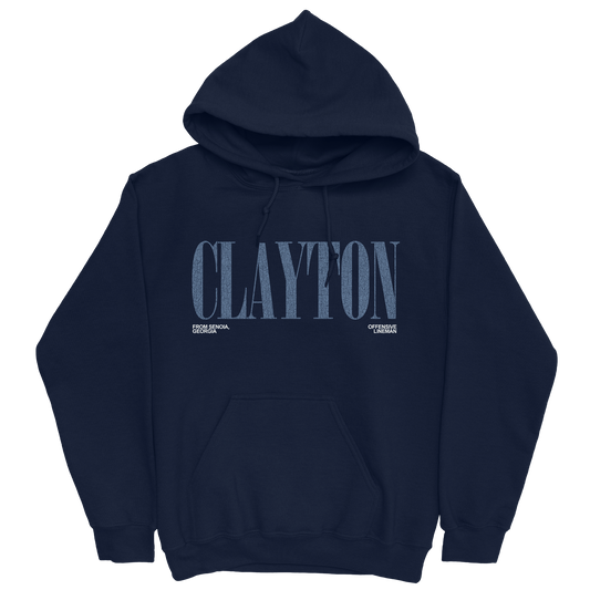 ZACHARY CLAYTON CLASSIC NAVY HOODIE