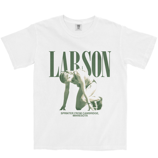 ANIKA LARSON VINTAGE WHITE TEE