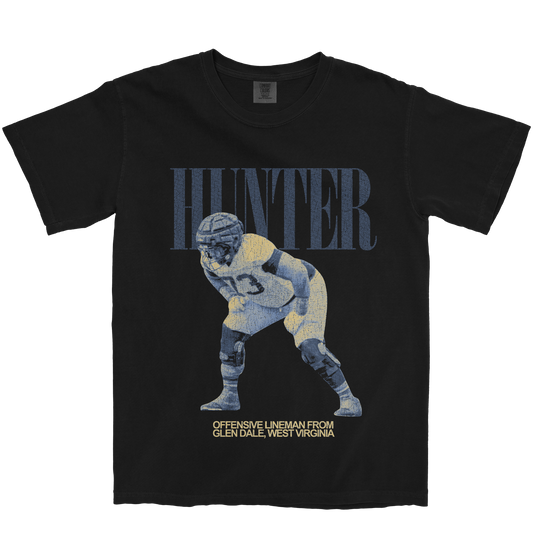 ANDREAS HUNTER VINTAGE BLACK TEE