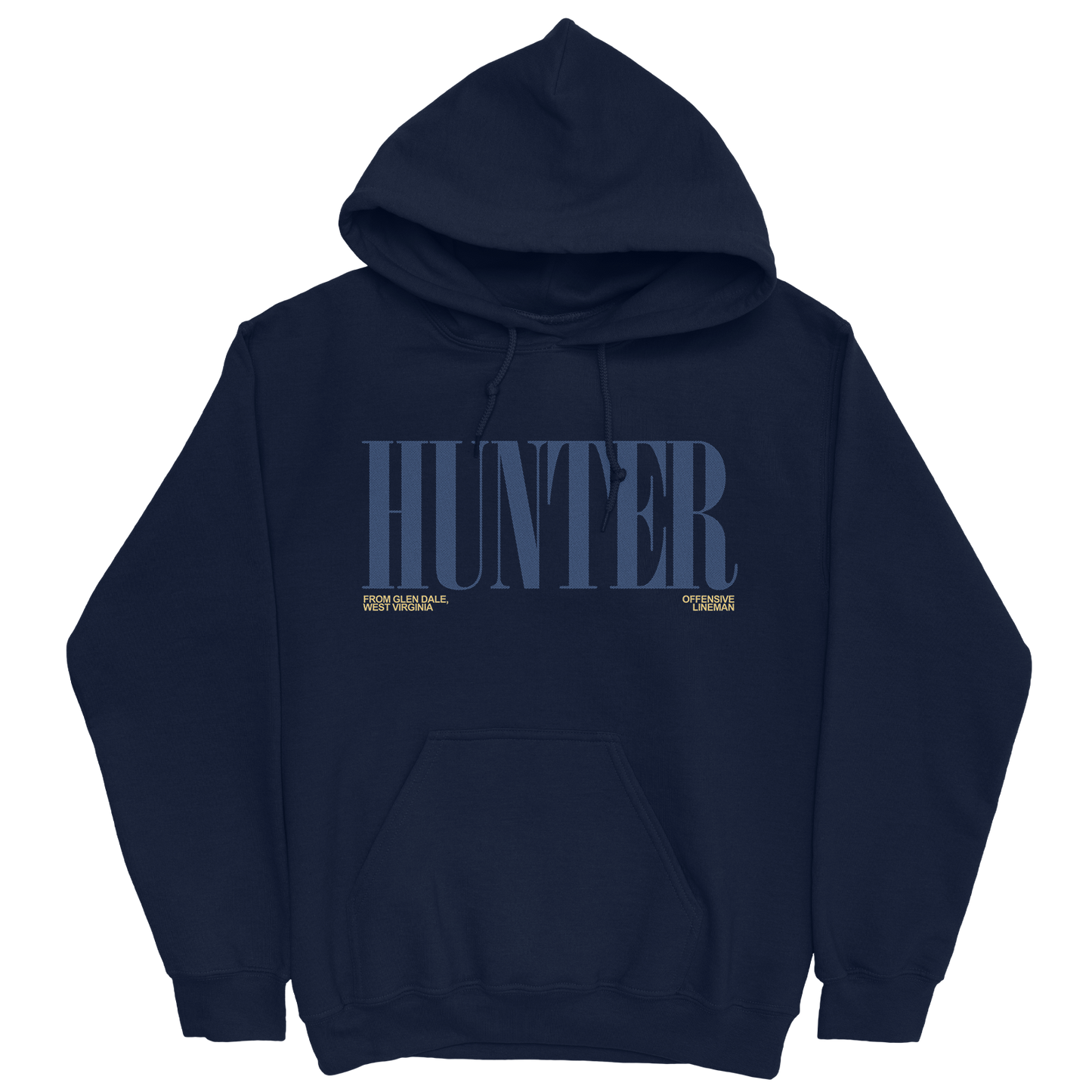 ANDREAS HUNTER CLASSIC NAVY HOODIE