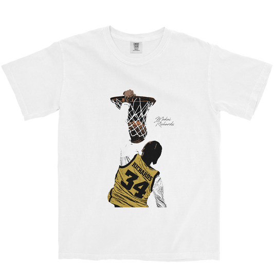 MAKAI RICHARDS ILLUSTRATED WHITE TEE