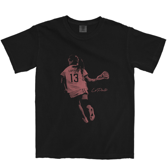 EMMA LOPINTO #13 BLACK TEE