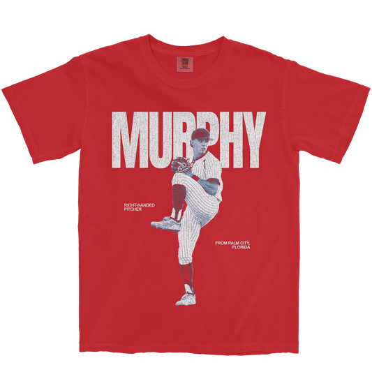 TYLER MURPHY PITCHING RED TEE