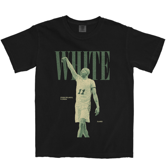 JACARI WHITE VINTAGE BLACK TEE