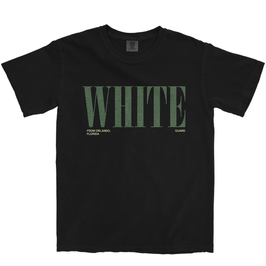 JACARI WHITE CLASSIC BLACK TEE