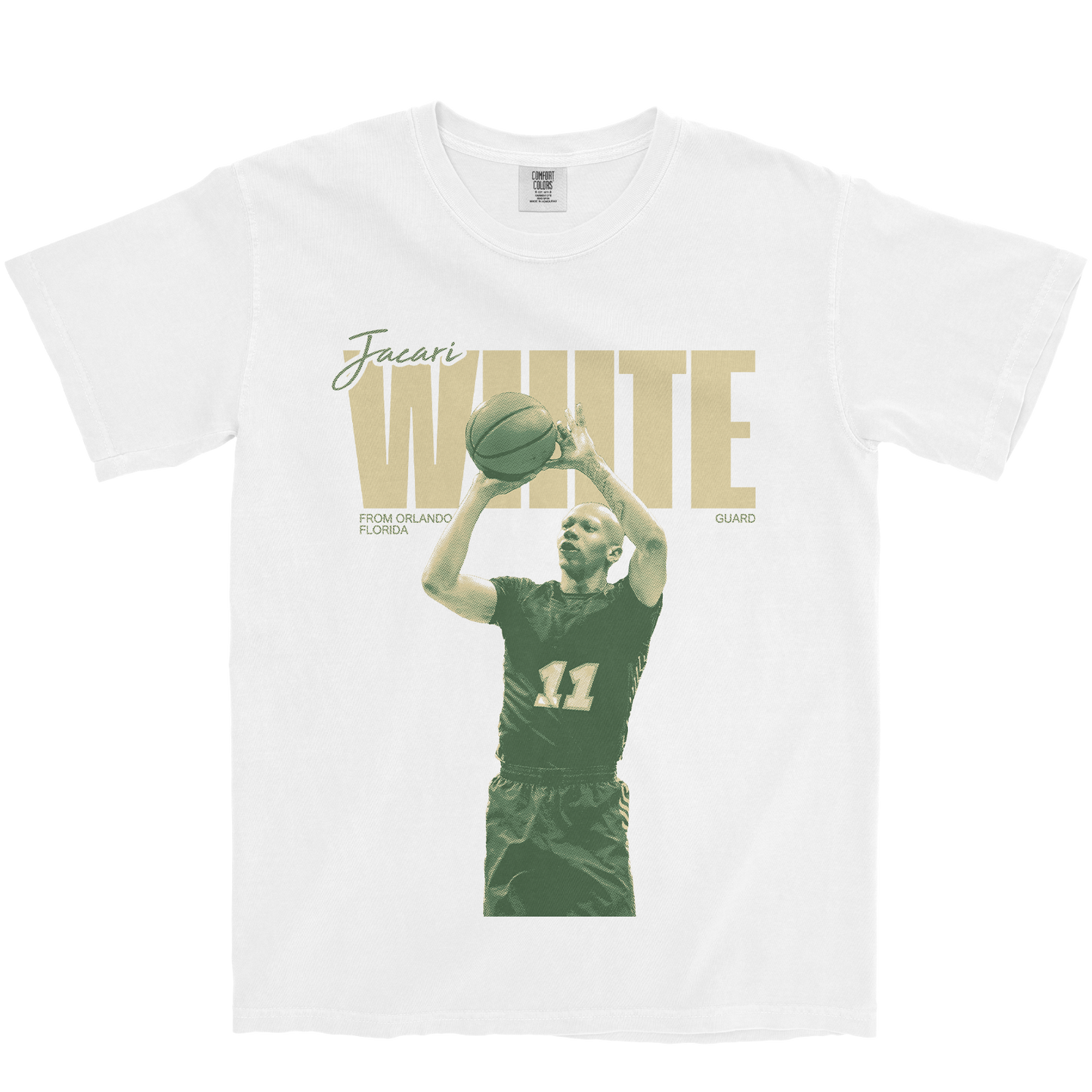 JACARI WHITE VINTAGE WHITE TEE