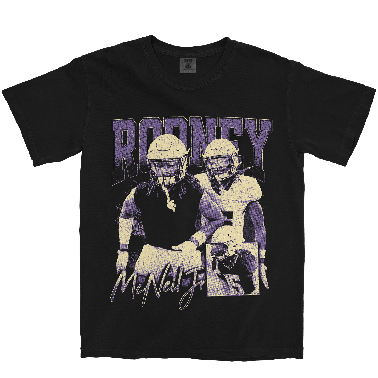 RODNEY MCNEIL JR. GRAPHIC BLACK TEE