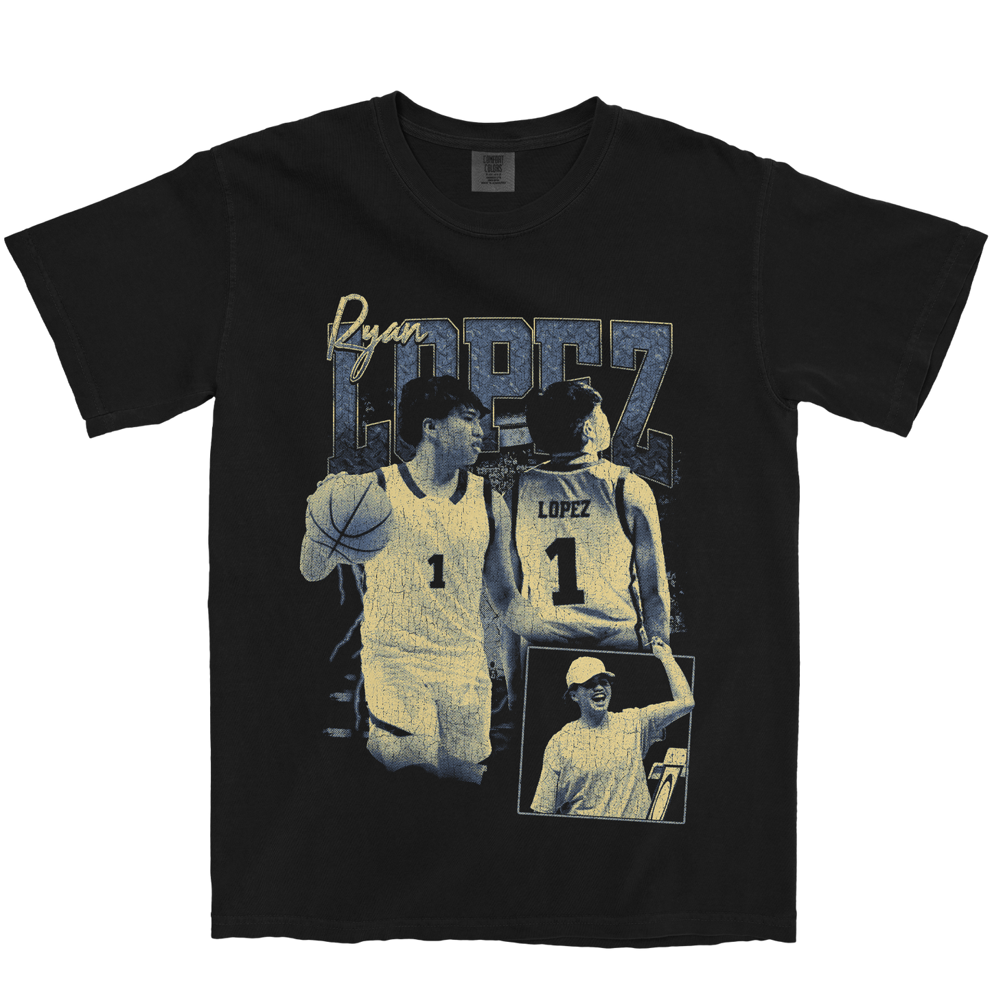 RYAN LOPEZ GRAPHIC BLACK TEE