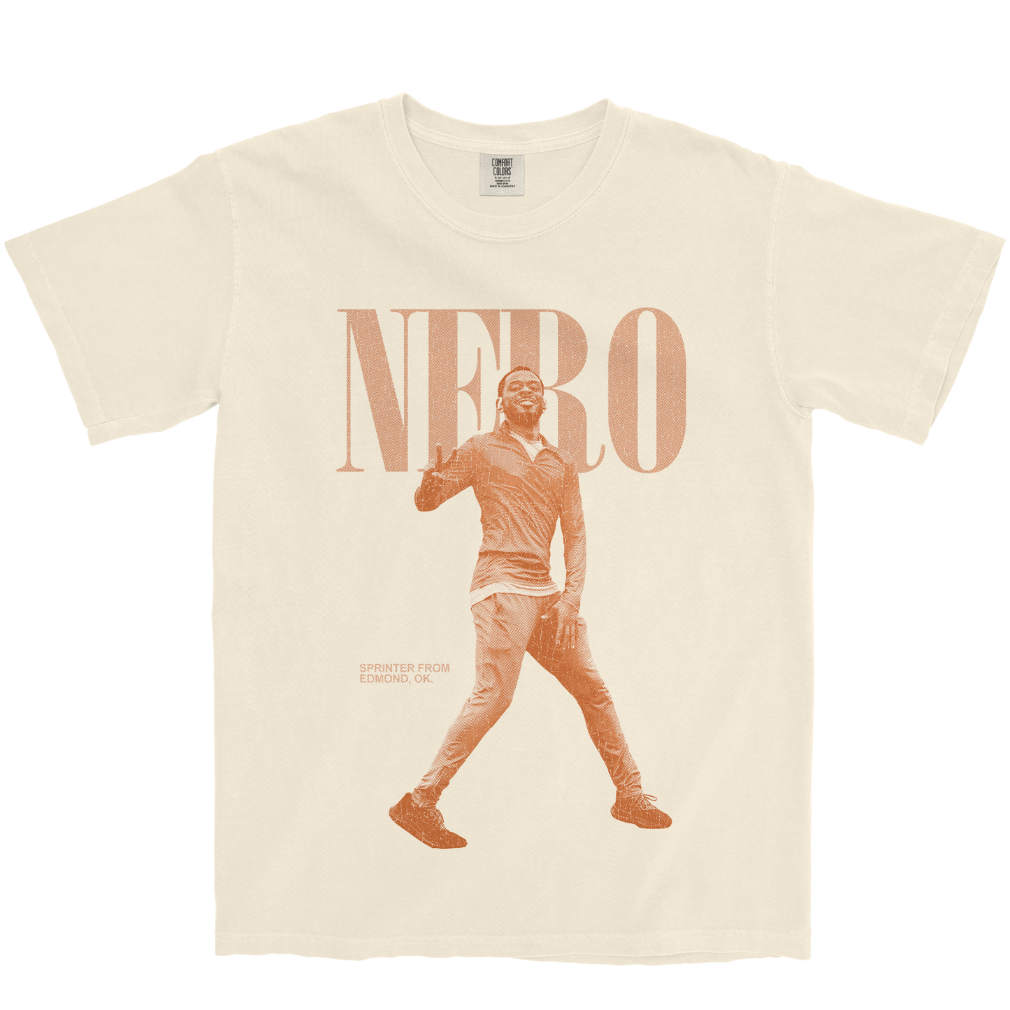JALEN NERO VINTAGE IVORY TEE