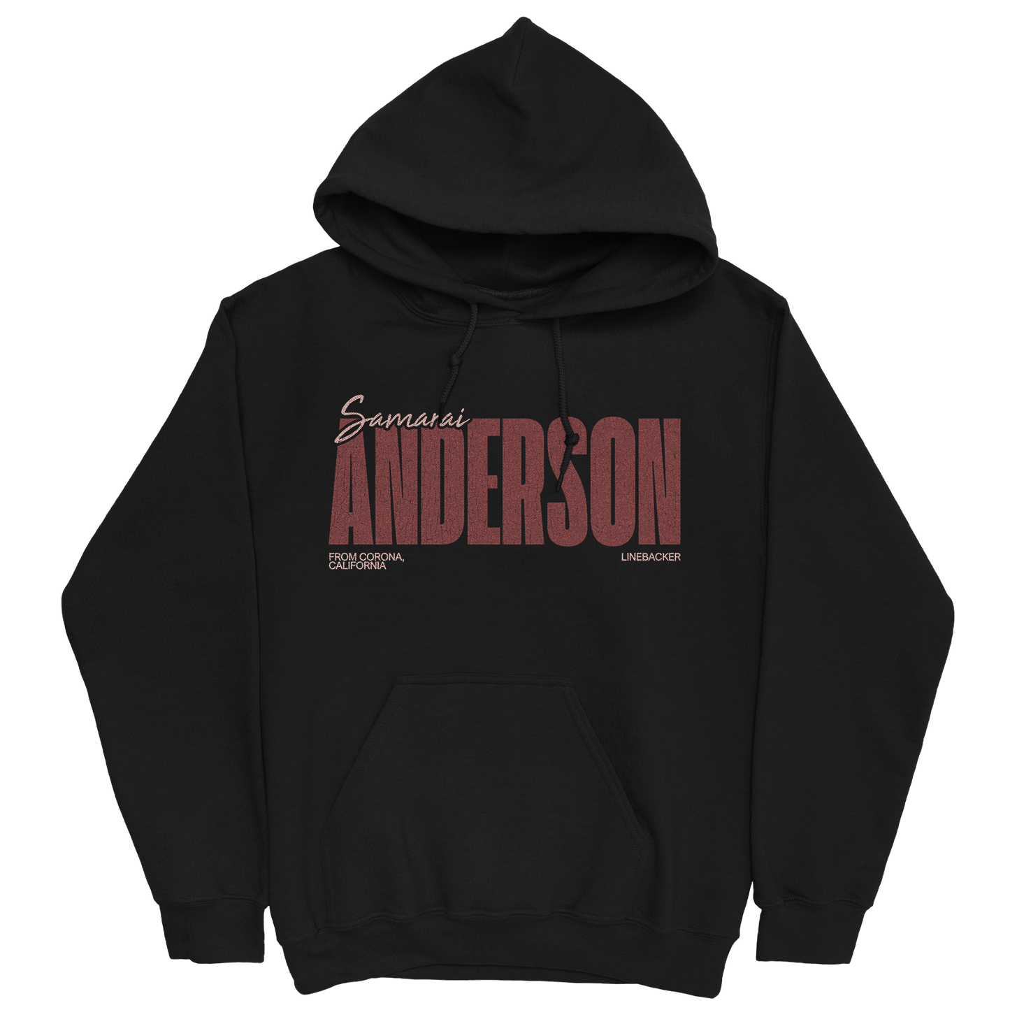 SAMARAI ANDERSON CLASSIC BLACK HOODIE