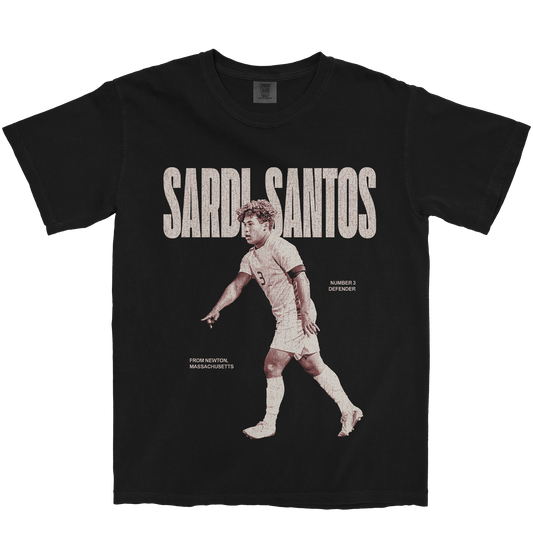 ZACH SARDI-SANTOS VINTAGE BLACK TEE