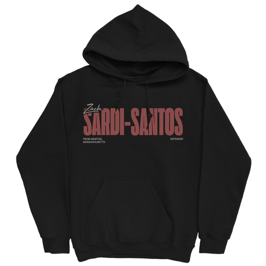 ZACH SARDI-SANTOS CLASSIC BLACK HOODIE