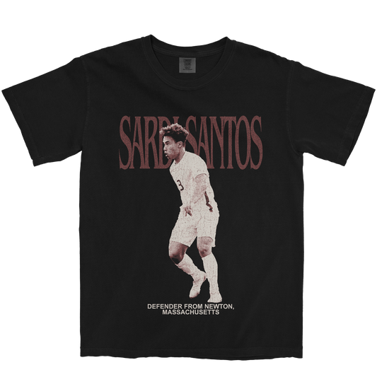 ZACH SARDI-SANTOS #3 BLACK TEE