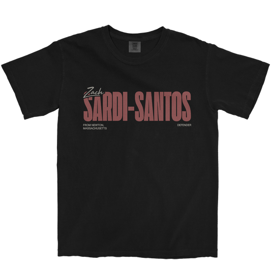 ZACH SARDI-SANTOS CLASSIC BLACK TEE