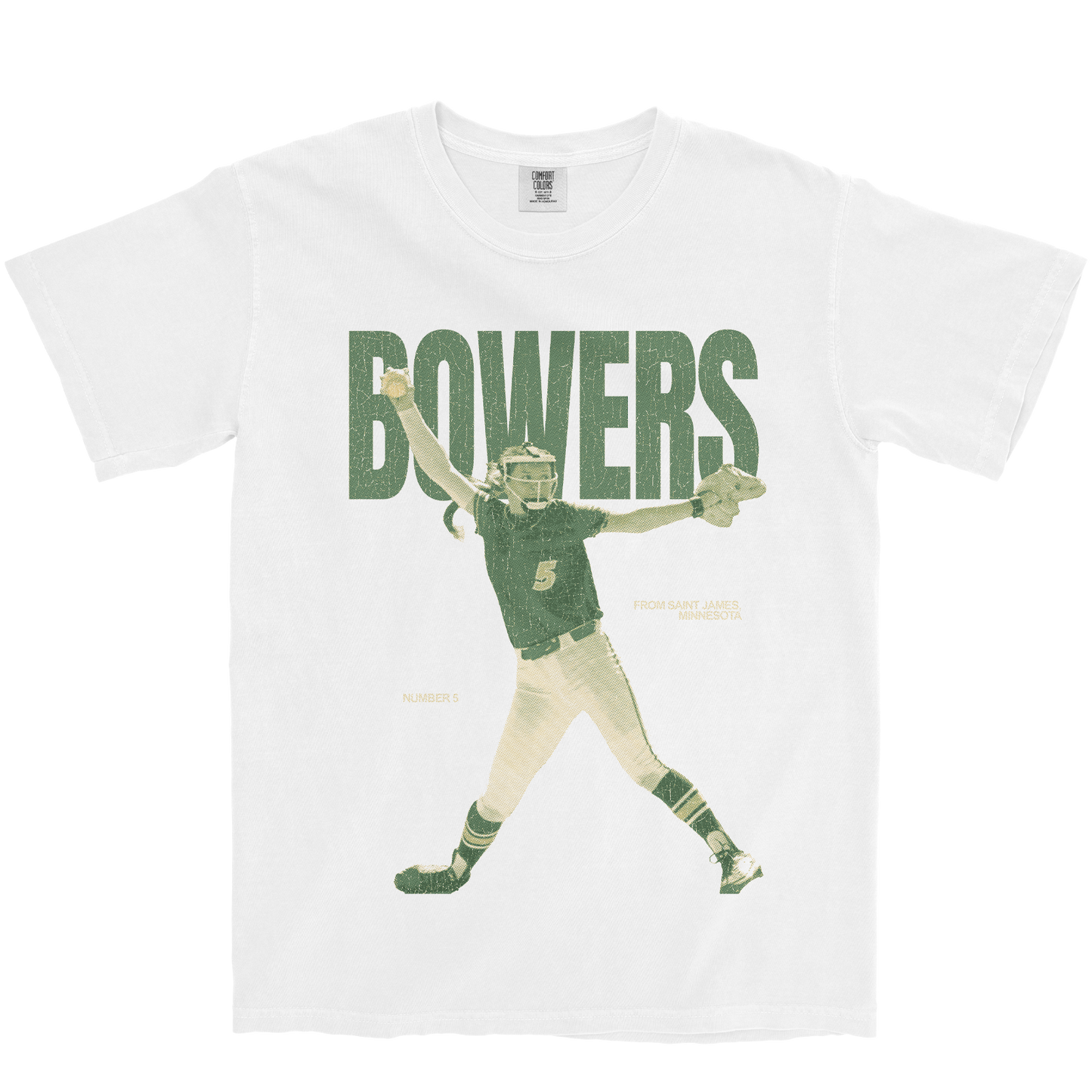 ADDIE BOWERS VINTAGE WHITE TEE
