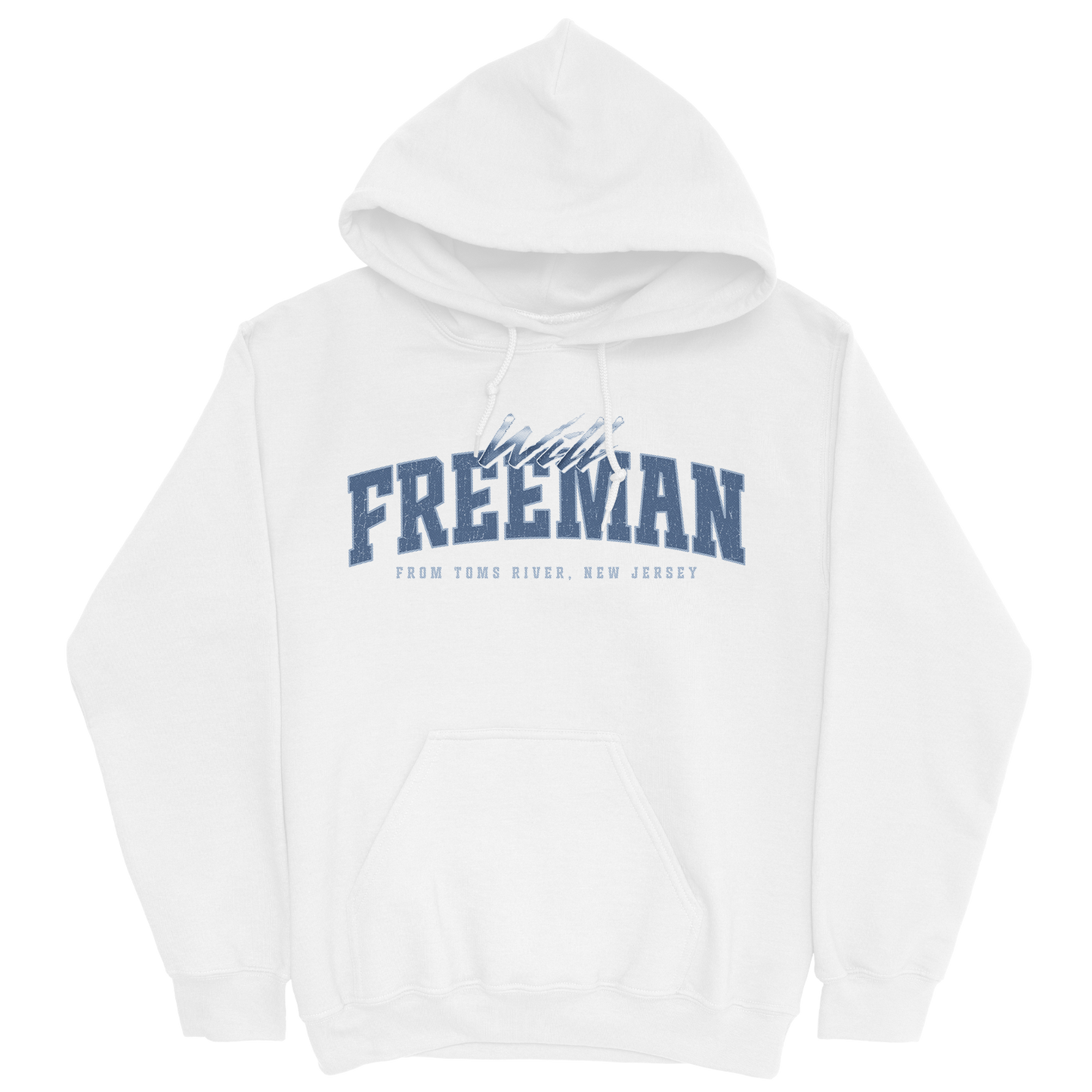 WILL FREEMAN JR. RETRO WHITE HOODIE