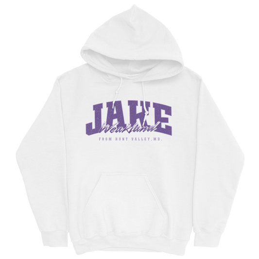 JAKE WEAKLAND RETRO WHITE HOODIE