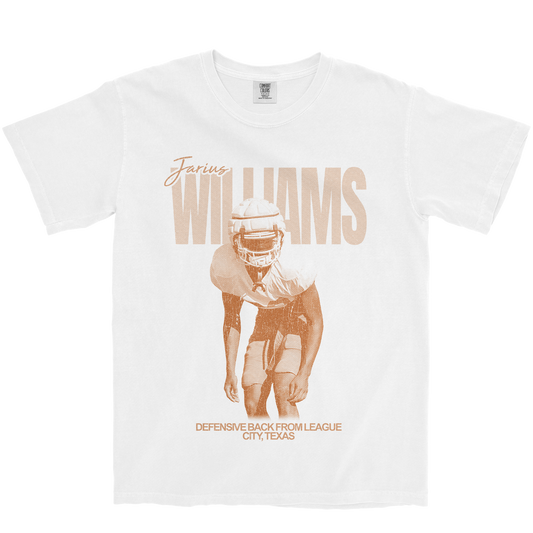 JARIUS WILLIAMS VINTAGE WHITE TEE