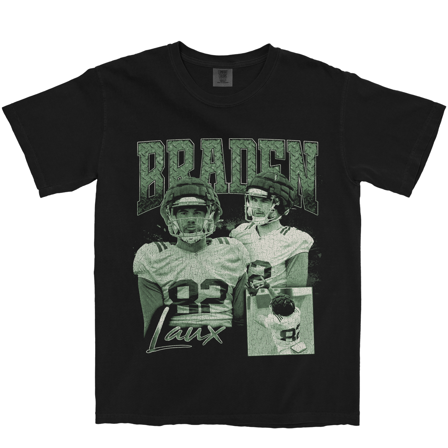 BRADEN LAUX GRAPHIC BLACK TEE