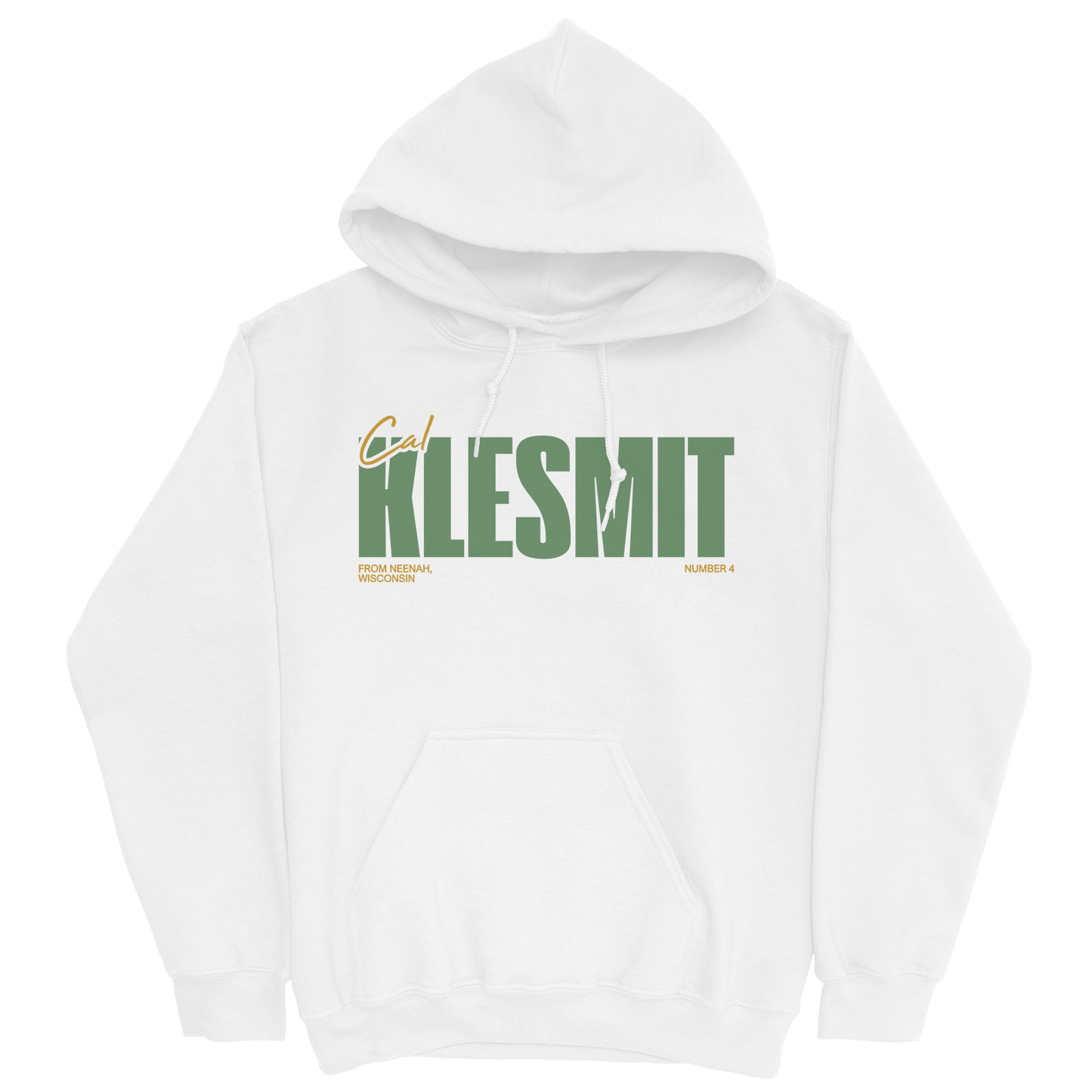 CAL KLESMIT CLASSIC WHITE HOODIE
