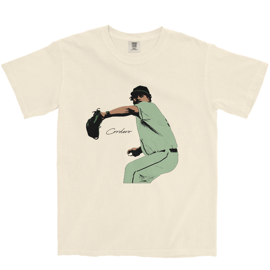 ANTHONY CORDERO ILLUSTRATED IVORY TEE
