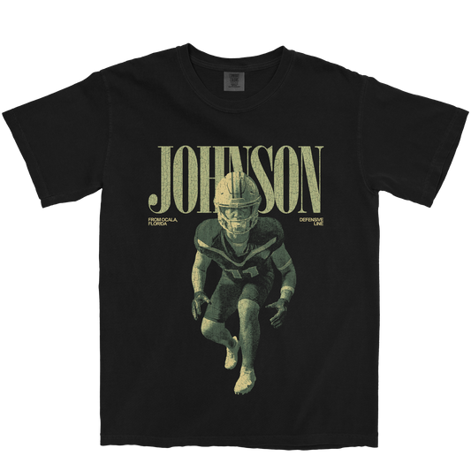 ZACH JOHNSON VINTAGE BLACK TEE