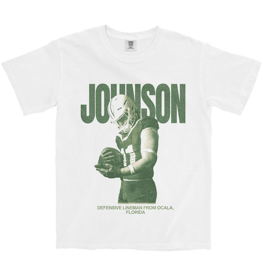 ZACH JOHNSON VINTAGE WHITE TEE