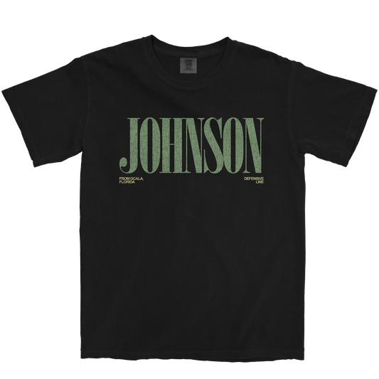 ZACH JOHNSON CLASSIC BLACK TEE