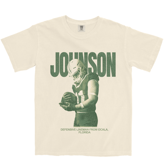 ZACH JOHNSON VINTAGE IVORY TEE