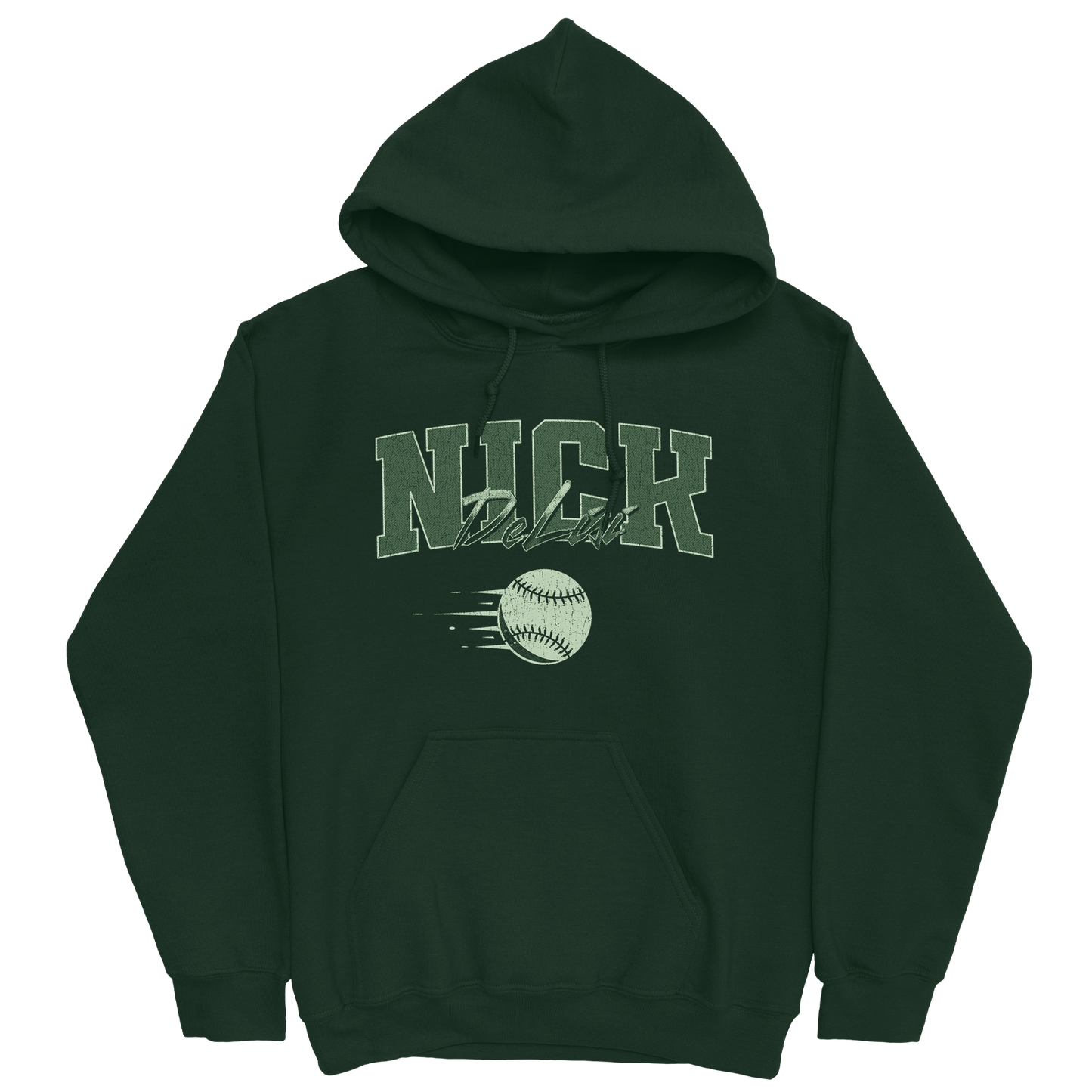 NICK DELISI CLASSIC FOREST GREEN HOODIE