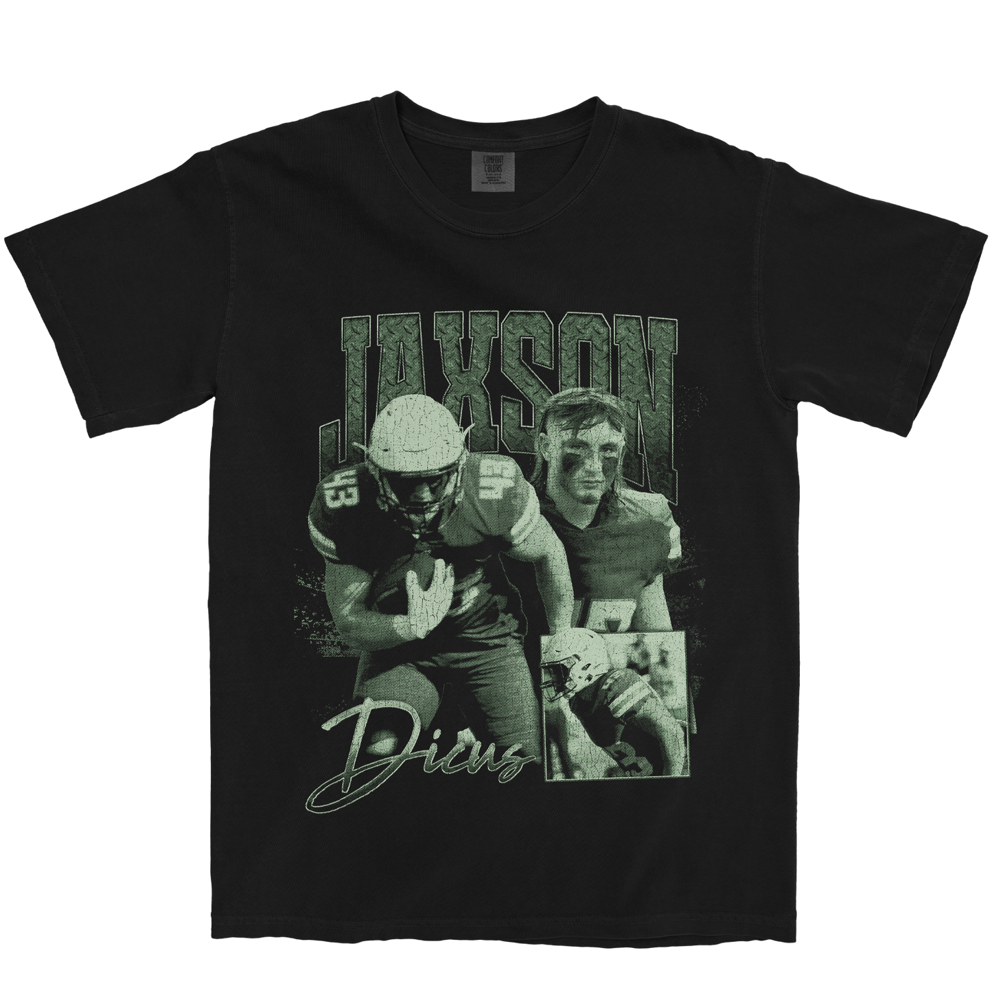 JAXSON DICUS GRAPHIC BLACK TEE