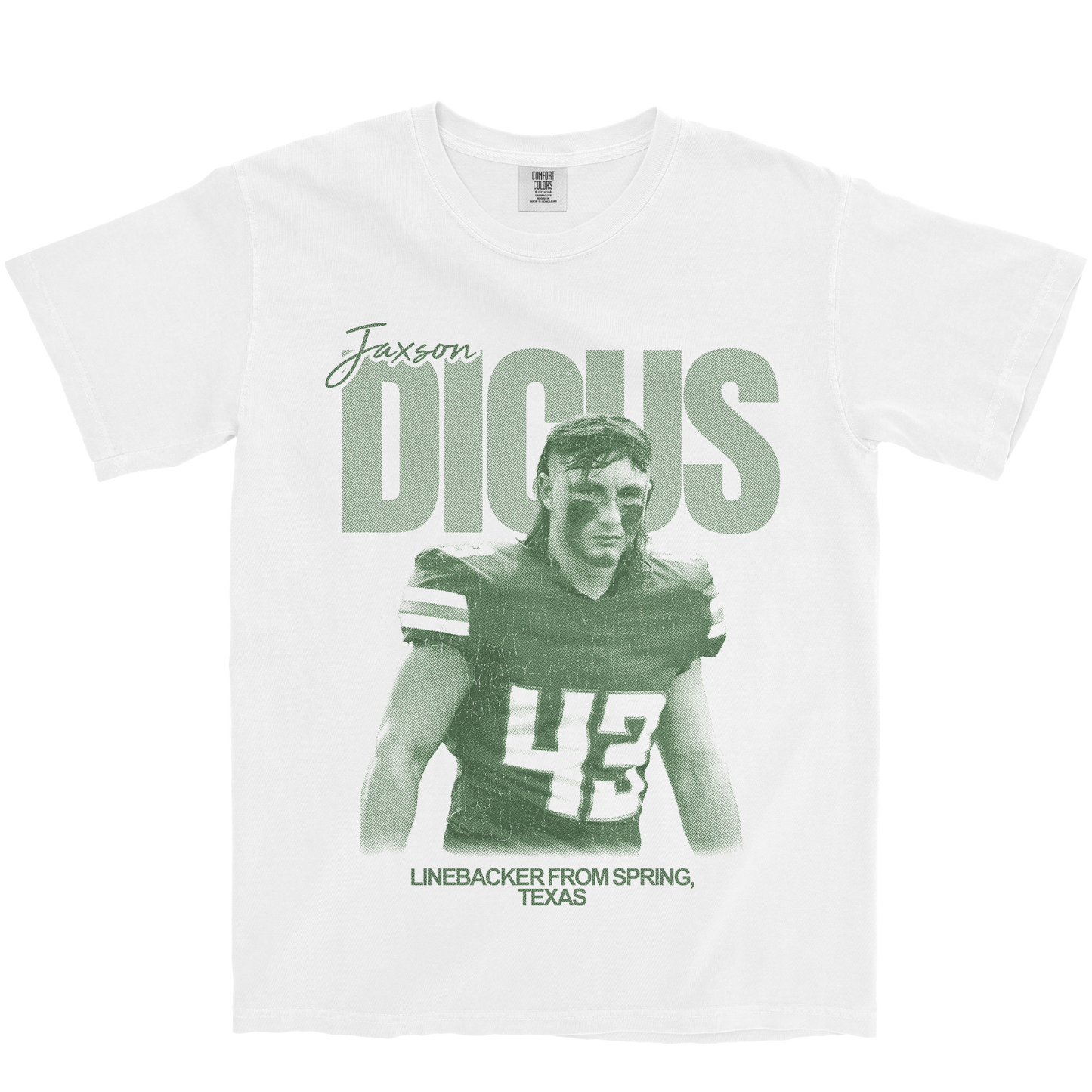 JAXSON DICUS VINTAGE WHITE TEE