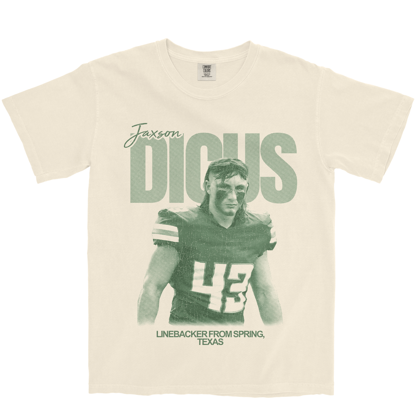 JAXSON DICUS VINTAGE IVORY TEE