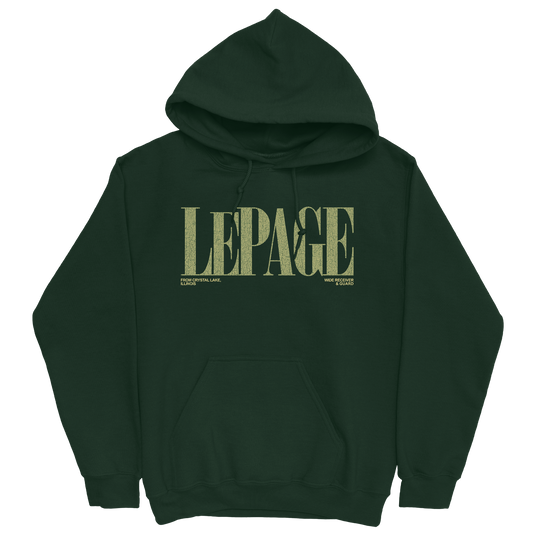 COOPER LEPAGE CLASSIC FOREST GREEN HOODIE