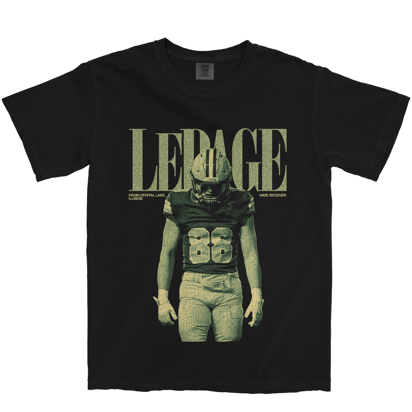 COOPER LEPAGE VINTAGE BLACK TEE