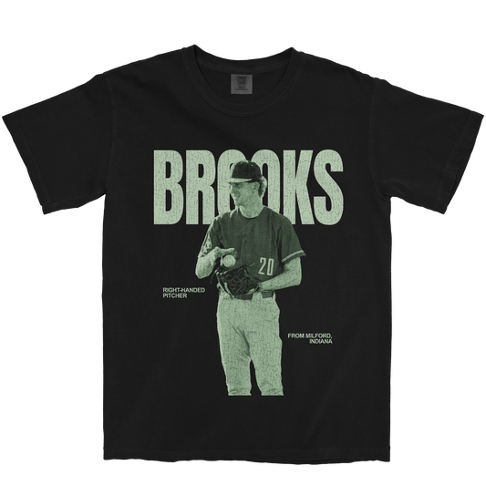 GRANT BROOKS VINTAGE BLACK TEE