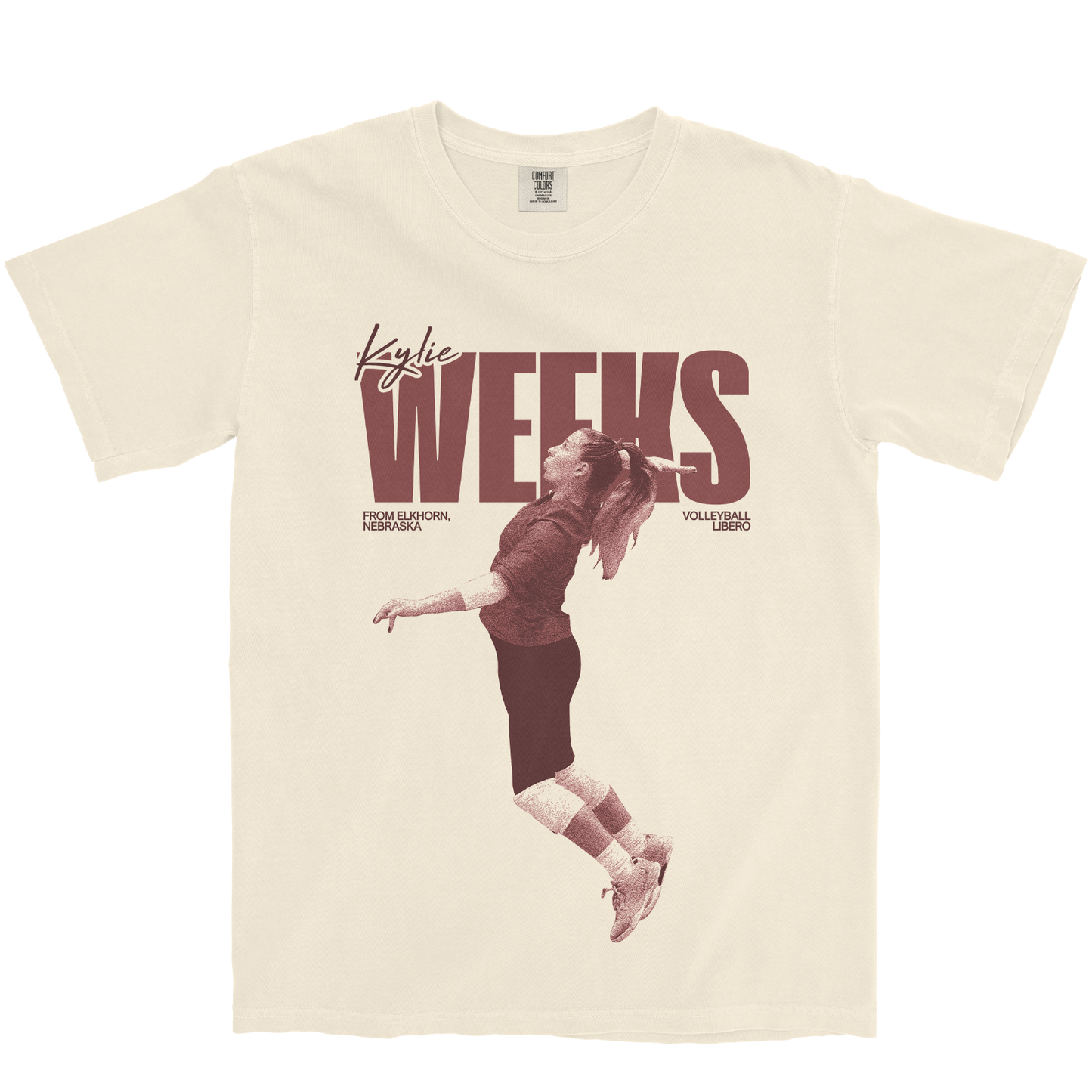 KYLIE WEEKS VINTAGE IVORY TEE
