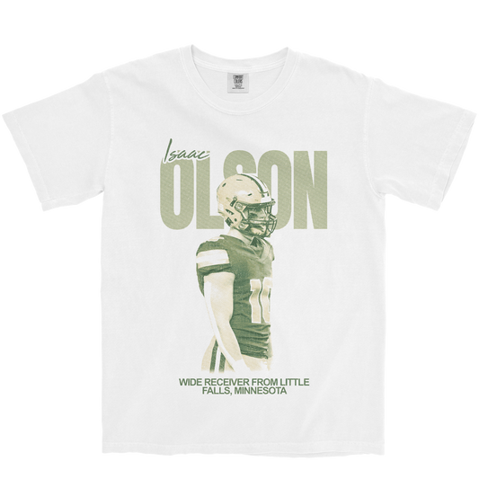 ISAAC OLSON VINTAGE WHITE TEE
