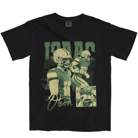 ISAAC OLSON GRAPHIC BLACK TEE