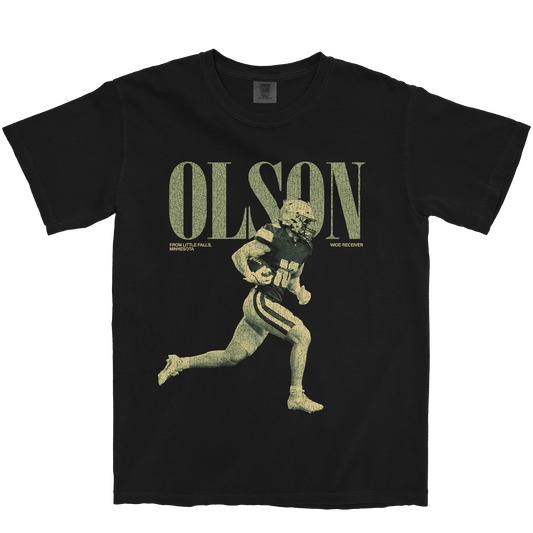 ISAAC OLSON VINTAGE BLACK TEE