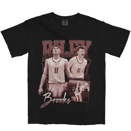 RILEY BROOKS GRAPHIC BLACK TEE