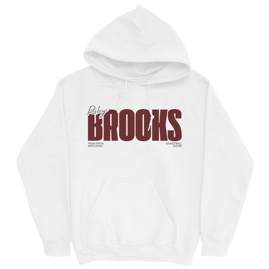 RILEY BROOKS CLASSIC WHITE HOODIE