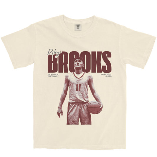 RILEY BROOKS VINTAGE IVORY TEE