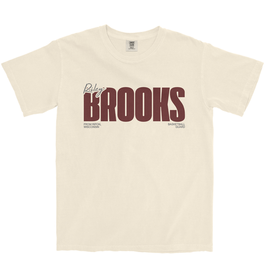 RILEY BROOKS CLASSIC IVORY TEE