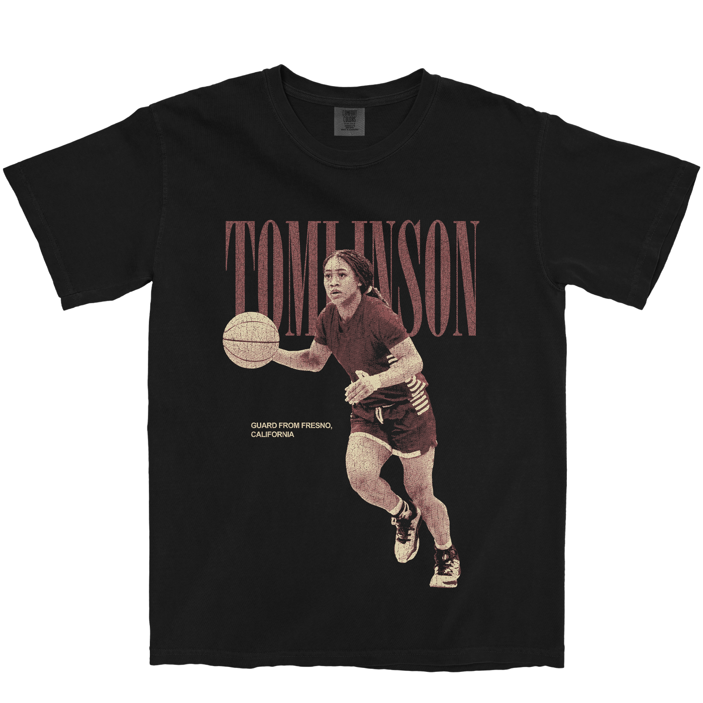 ATHENA TOMLINSON VINTAGE BLACK TEE