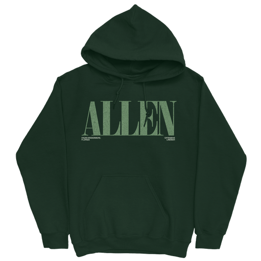 TRENT ALLEN CLASSIC FOREST GREEN HOODIE