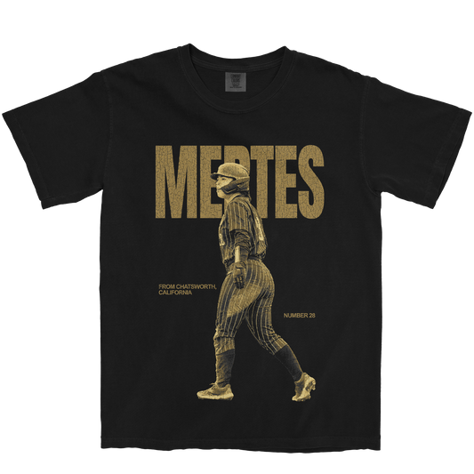 IZZY MERTES VINTAGE BLACK TEE