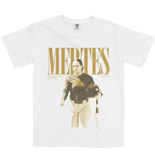IZZY MERTES VINTAGE WHITE TEE
