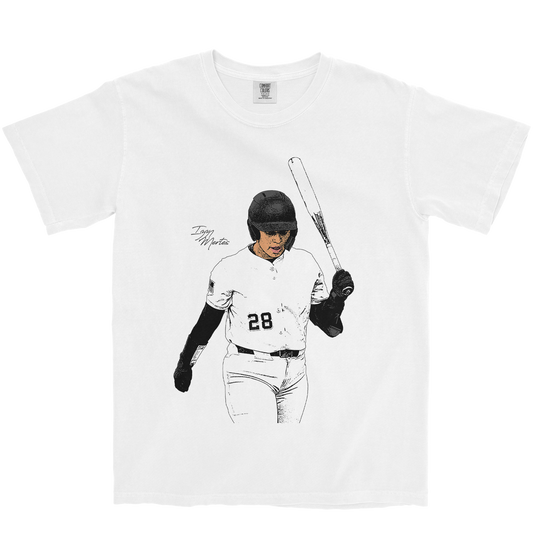 IZZY MERTES ILLUSTRATED WHITE TEE